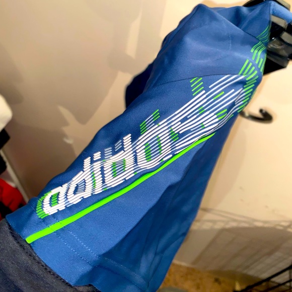 ADIDAS blue workout shorts - Picture 3 of 4